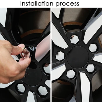 

20Pcs 17mm/19mm Car Wheel Nut Caps Auto Hub Screw Cover Bolt Rims Exterior Decoration Special Socket Protection Dust Proof
