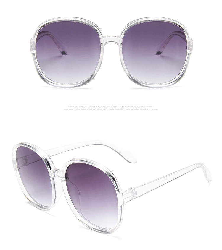 DCM Newest Round Sunglasses Woman Oversized Female Glasses Gradient Fashion Brand Women Sun Glasses Ladies 2020 UV400 guess sunglasses