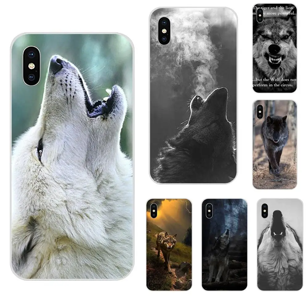 For Xiaomi Redmi Mi 4 7A 9T K20 CC9 CC9e Note 7 9 Y3 SE Pro Prime Go Play Soft Shell Phone Case Lone Wolf Wisdom | Мобильные