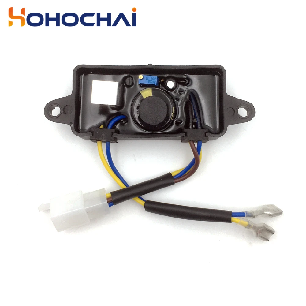 소형 가솔린 발전기용 AVR 자동 전압 조정기 안정기, 단상 6 전선, 250V/220uf, 168F GX160, 고품질