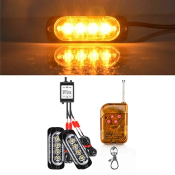 

Lamp Flash Light DC12-24V 12LED Car White/blue/red/yellow Truck Emergency