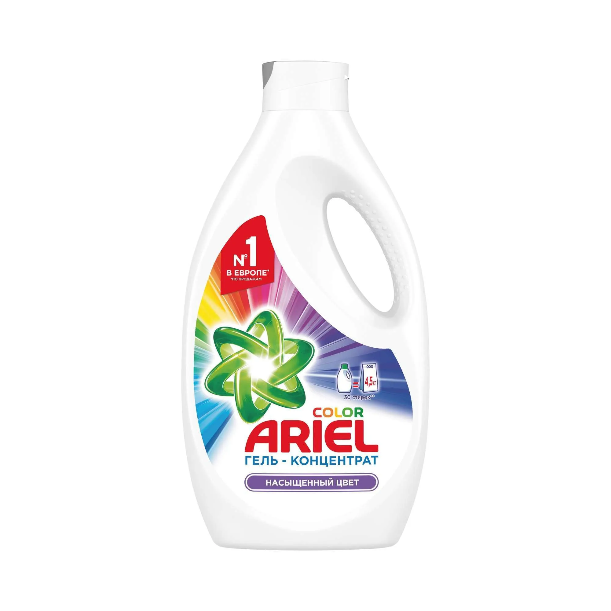 Гель для стирки 30 стирок «Color» Ariel, 1.95 л