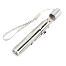 Портативный фонарик USB Перезаряжаемый светодиодный Мощный мини светодиодный фонарик водонепроницаемый фонарик для первой помощи ручка красный точечный фонарь GMT601