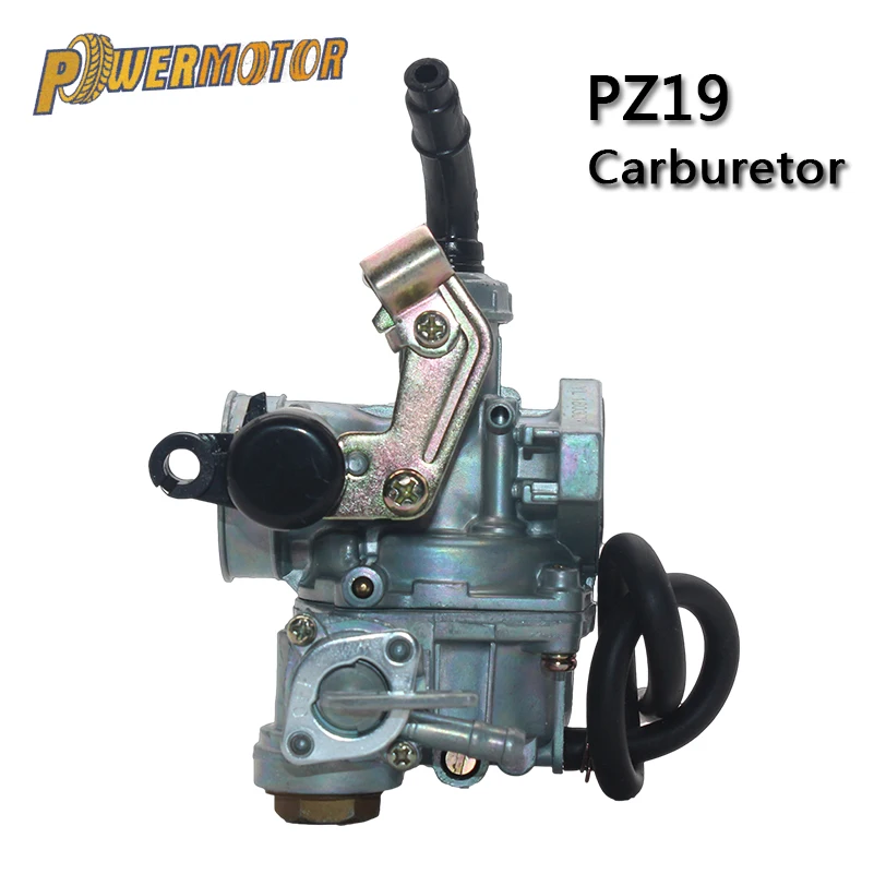 PowerMotor карбюратор для мотоцикла Carb Cable дроссель PZ19 19 мм для 50cc 70cc 90cc 110cc Quad ATV для Honda Yamaha Kawasaki