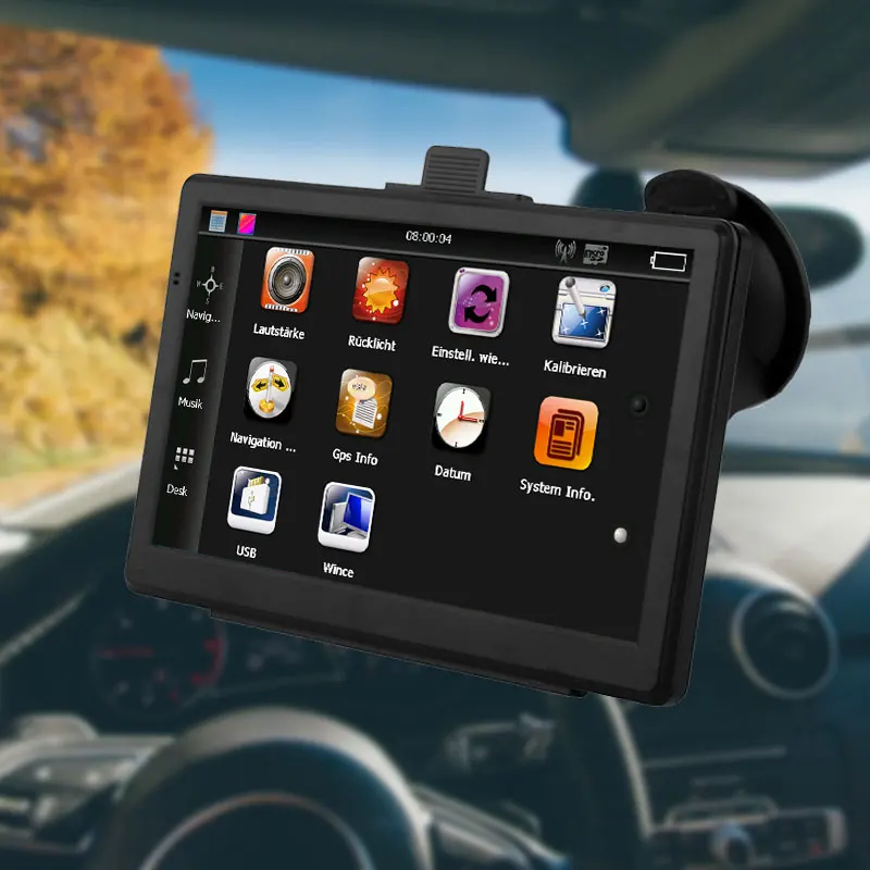 Vehemo ABS gps навигационная система HD gps-навигатор, навигация Сенсорный экран для FM излучения gps навигация автомобиля прочный