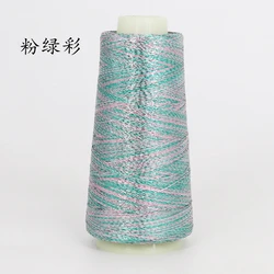 Premium Gold & Silver Acrylic Embroidery & Sewing Thread - 2000m Spool (Pastel green)