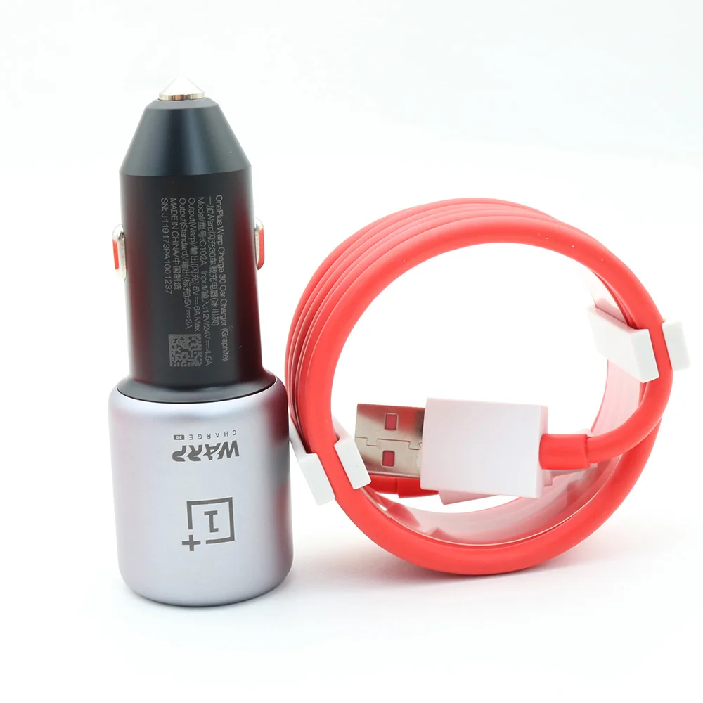OnePlus Warp Charge 30 автомобильное зарядное устройство EU UK вход 12V 24V 4.5A выход 5V 6A Max для OnePlus 5/5 T/6/6 T/7/7pro