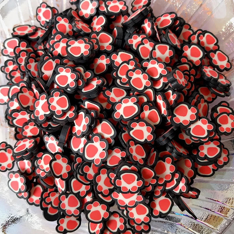 Счастливые обезьяны Fimo сердца слизи добавки поставки Полимерная глина ломтик долива спринклеры DIY набор для пушистой прозрачной хрустящей слизи - Цвет: Red B 10g