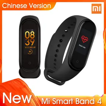 

Original Xiaomi Mi Band 4 Touch Screen Colorful Display Smart Band Chinese Version Heart Rate Sports Smartwatch Long Standby