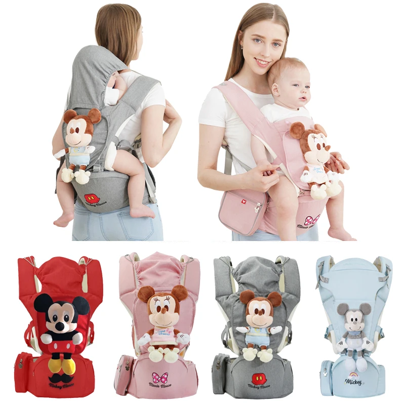 Disney mochila para transportar bebé, de cadera multifunción, canguro frontal, equipo de envoltura de bebé de 0 48 meses| Mochilas bolsas| - AliExpress