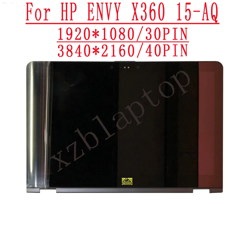 US $118.00 For HP ENVY X360 15AQ Series 15aq001nx 15aq002ng aq003ur aq055na 156 19201080 or 38402160 IPS LCD Touch Screen assembly