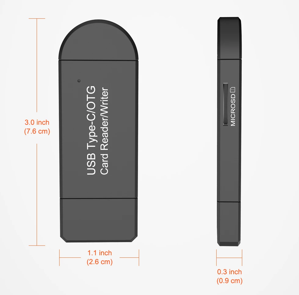 USB 3,0 кардридер type C OTG Кабель-адаптер 3 в 1 type-C type C USBC USB-C thunderbolt 3 для samsung huawei One Plus на MacBook