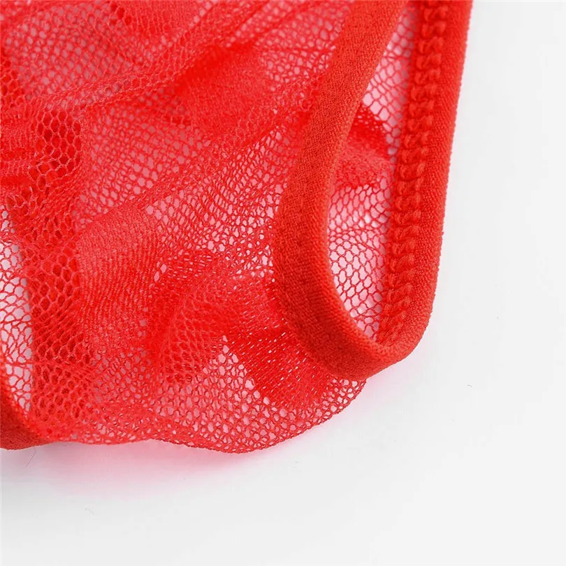 Mesh Sexy Bra Set Red Erotic Lingerie For Women Wireless Bra Panty Underwear Set S-XL Soutien Gorge Sexy Erotique 30NOV504