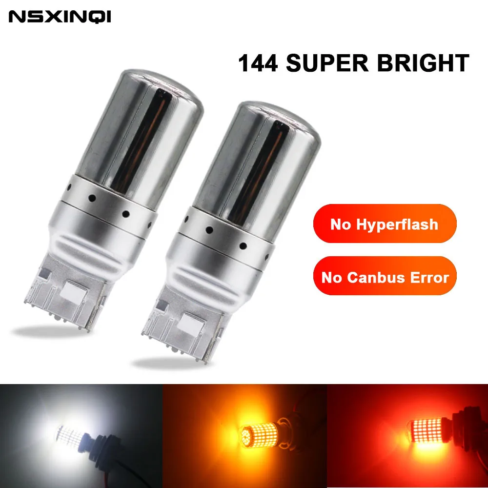 

1pcs 1156 BA15S 1157 7440 T20 7443 3014 144SMD LED Turn Signal Lights Bulb Canbus No Error Fog Light