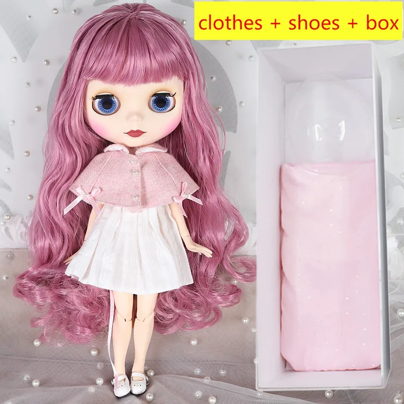 Blyth кукла 1/6 BJD 30 см 7 суставов/19 суставов, белая кожа тела, одежда+ обувь+ коробка набор, куклы игрушки для детей девочек подарочная коробка