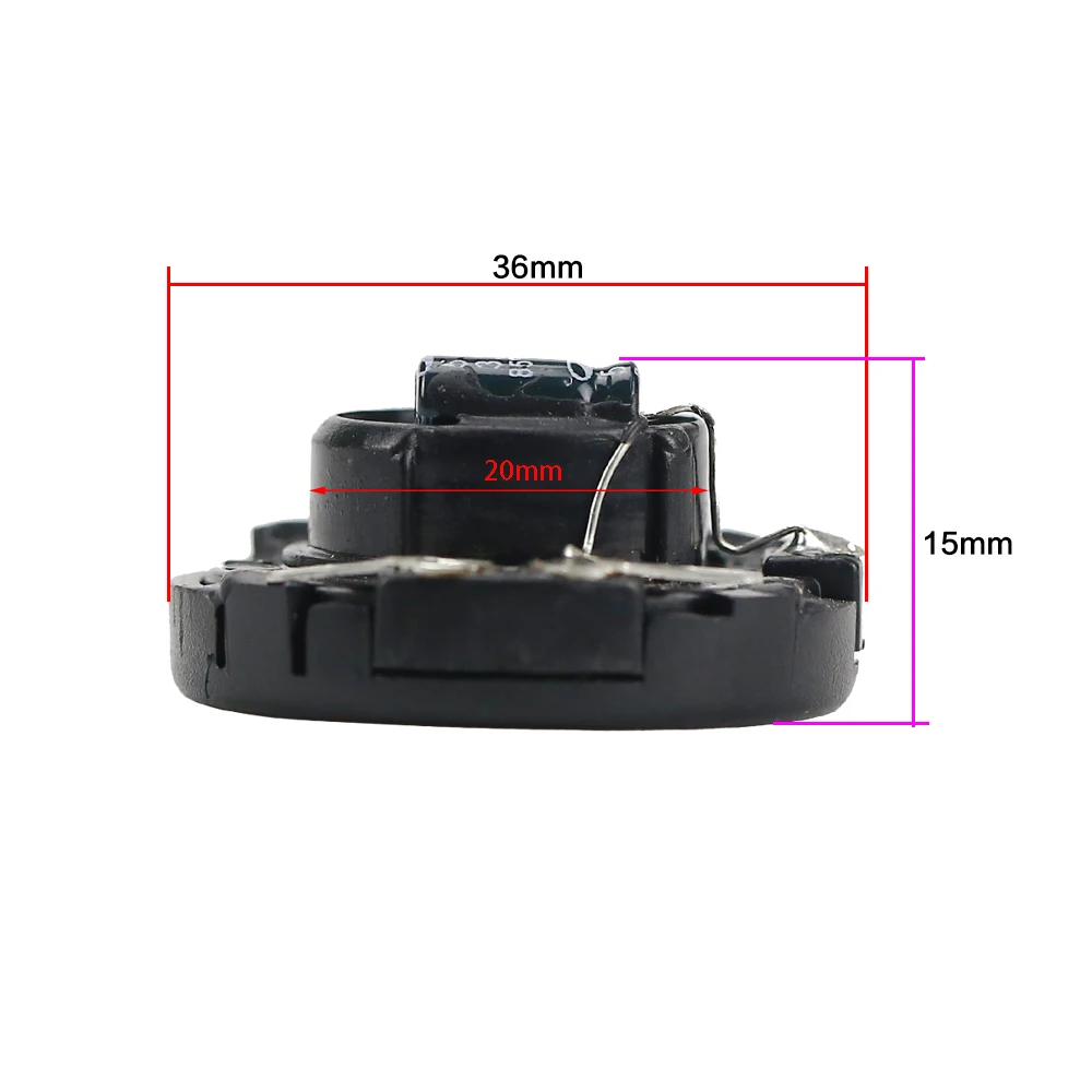 1 Inch Tweeter Speakers 8Ohm 15W Treble Portable Speakers 14mm Core High Pitch Mini Car Tweeter Loudspeaker 2Pcs