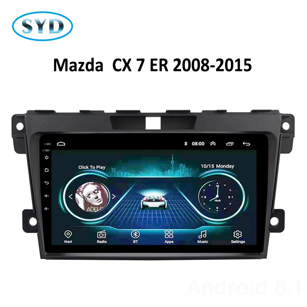

Car radio For Mazda CX7 CX-7 CX 7 ER 2008 2009-2012 Multimedia Player GPS Navi Android 8.1 Video audio iPhone Carplay SWC FM TV