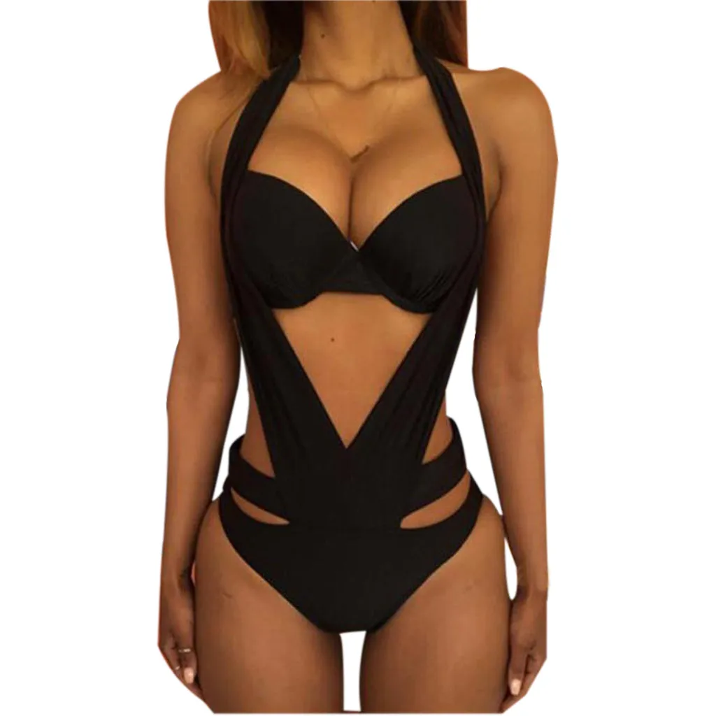 KANCOOLD Sexy Bikinis 2020 Swimwear Women Swimsuit Plus Size One Piece Jumpsuit Bathing Suits Female Brazilian Suit211 | Женская одежда