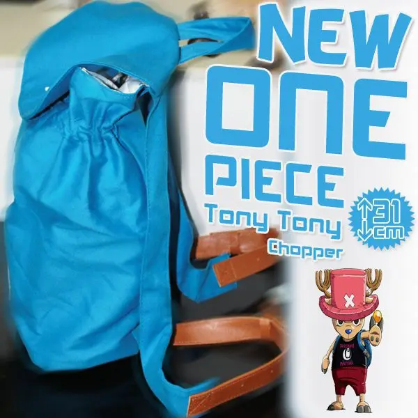 Аниме one piece Tony Chopper Косплей Рюкзак Школьная Сумка для студентов сумка для ноутбука