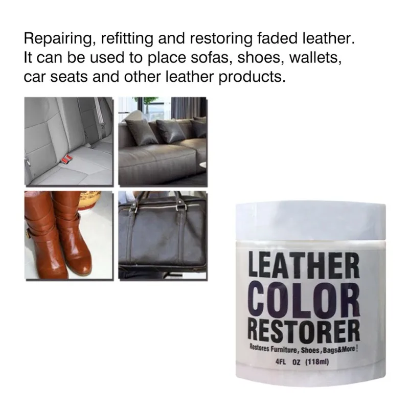 Кожаный реставратор кремового цвета, реставратор для кожаной мебели/Автокресла/дивана/пальто/обуви/сумок