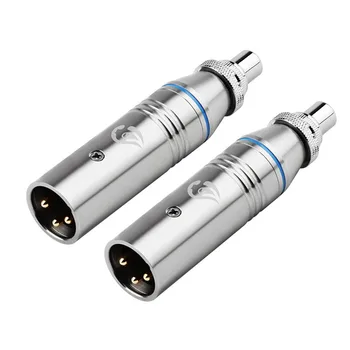 

Hifi XLR 3 Pin Audio Jacks RCA Connector XLR Male To RCA Female Speaker Jack Adapter Microphone Acoustics Terminals XLR Socket