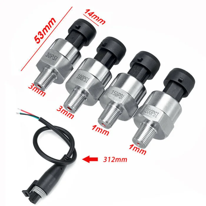 200PSI 1/8 NPT резьба из нержавеющей стали ДАТЧИК ДАВЛЕНИЯ ОТПРАВИТЕЛЬ датчик давления газа масла передатчик CLH@ 8