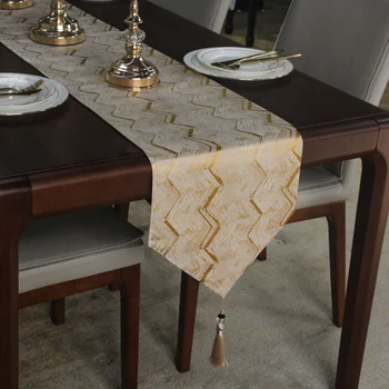 

Modern Print Tassel Table Runner Light Luxury Coffee Table Desktop Cloth Decoration Table Runner TV Cabinet Cover Cloth Towel