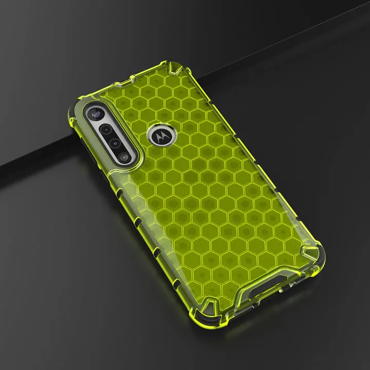 Зеленый Противоударный чехол для Motorola Moto G8 Plus, задняя крышка, Motorola G8 Play, чехол, ТПУ бампер, ПК панель для Motorola Moto G 8 Play G8 - Цвет: Зеленый