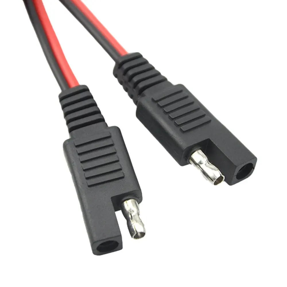4 PCS 100cm DIY 18AWG SAE to SAE Extension Cable Quick Disconnect Wire Harness Connector