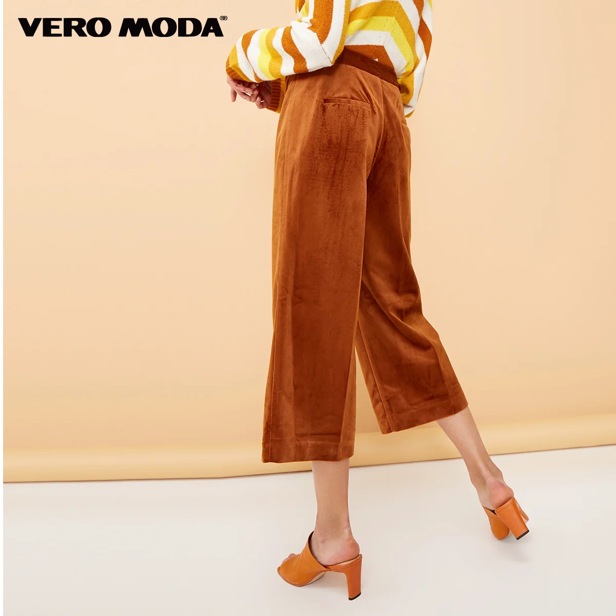 Vero Moda женские осенние зимние вельветовые широкие брюки | 31846J518