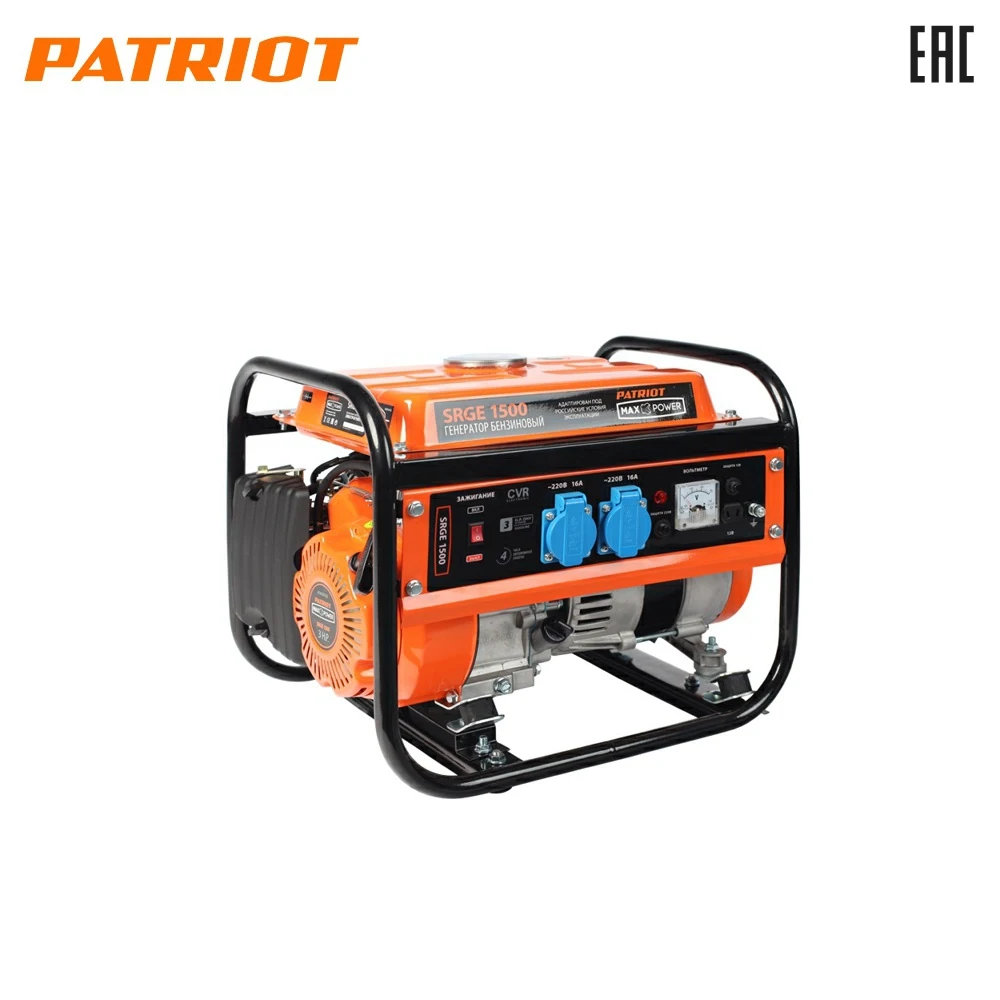 Gasoline generator PATRIOT Max Power SRGE 1500 (474103125) ► Photo 1/6