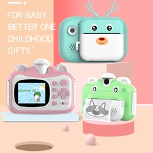 1080P HD Children Camera Instant Print Camera For Kids Polaroid Camera With Thermal Photo Paper Toys Camera For Birthday Gifts