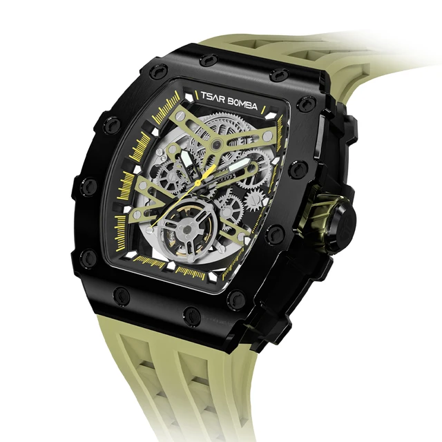 TSAR BOMBA orologio automatico da uomo MIYOTA movimento scheletro Tonneau  orologio da polso impermeabile orologio di lusso orologio meccanico per  uomo|Mechanical Watches| - AliExpress