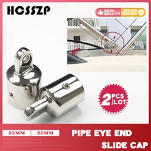 2 шт Морской трубный концевой козырек от солнца аксессуары Yacht Bimini верхний Соединительный шарнир с головкой головки гнезда винт 7/" и 1"