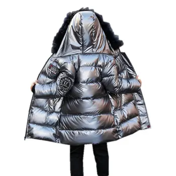 

Russian Winter Jacket Kids Parka For Boy Clothes Detachable Fur Hooded Coat Waterproof Teenage Outerwear 6 8 10 12 13 14Year Old