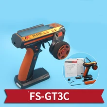 1Set Digital Proportion Radio Control System 3 Channel FS GT3C Transmitter+2.4G Waterproof FS GR3E Receiver Module for RC Cars fly sky 2 4g fs ct6b 6 ch channel radio model rc transmitter receiver control zjf