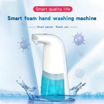 

300ml Automatic Induction Soap Dispenser Free Pressing Infrared Sensing Intelligent Soap Dispenser for Kitchen/Bathroom