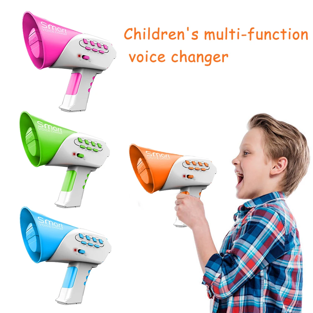 Children's Voice Changer New Upgraded Multi-channel Change Speaker Handheld Amplifier Toy With 7sounds& 5DIY Songs | Игрушки и