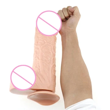 Super Huge Dildo Artificial Penis Big Giant Realistic Extra Large Dildos xxl Plus Size Dildo Sex Toys For Women 8.5cm Thick 5
