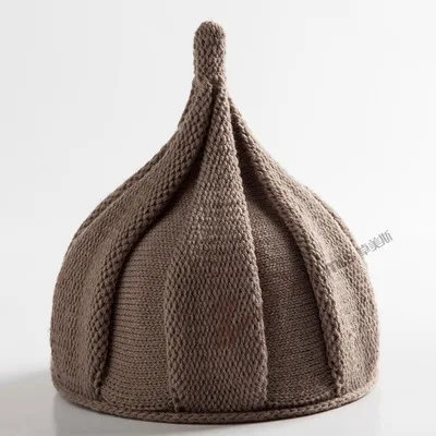 ; сезон осень-зима теплая одежда с ушками детские головные уборы Skullies Beanies упругая заостренная шапка "ветряная мельница" Кепка для мальчиков, девочек модные аксессуары-MXC - Цвет: 9 kids
