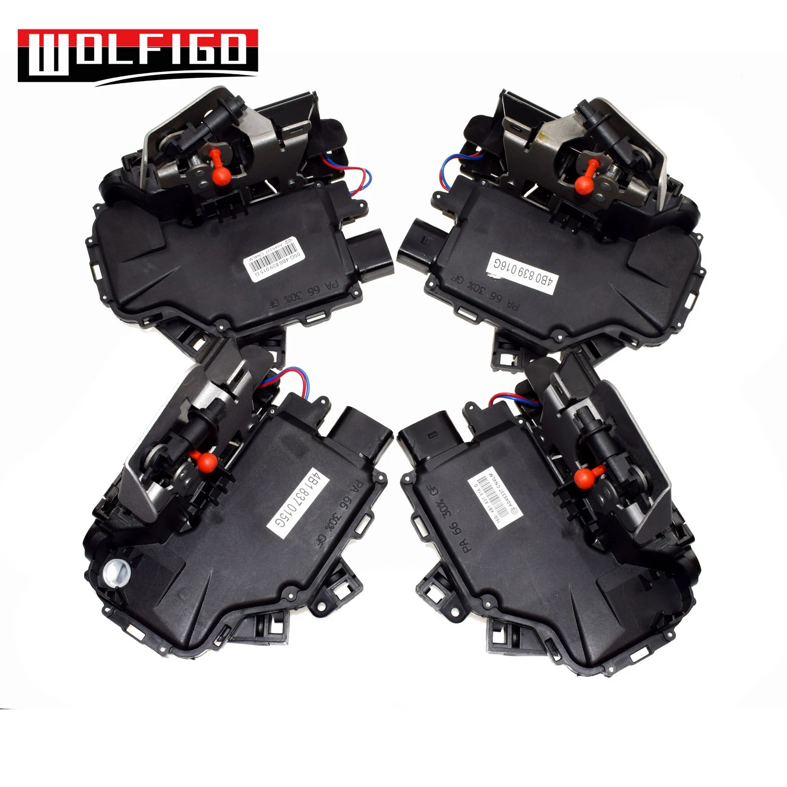 Приводы дверного замка WOLFIGO для AUDI A4 A6 4B C5 8E 4B1837015G 4B1837016G 4B0839016G|Замки и фурнитура| |