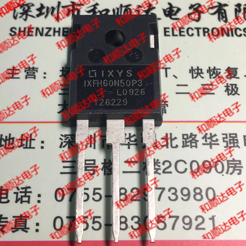 

10 шт./лот IXFH60N50P3 совершенно новый spot TO-247 500V 60A