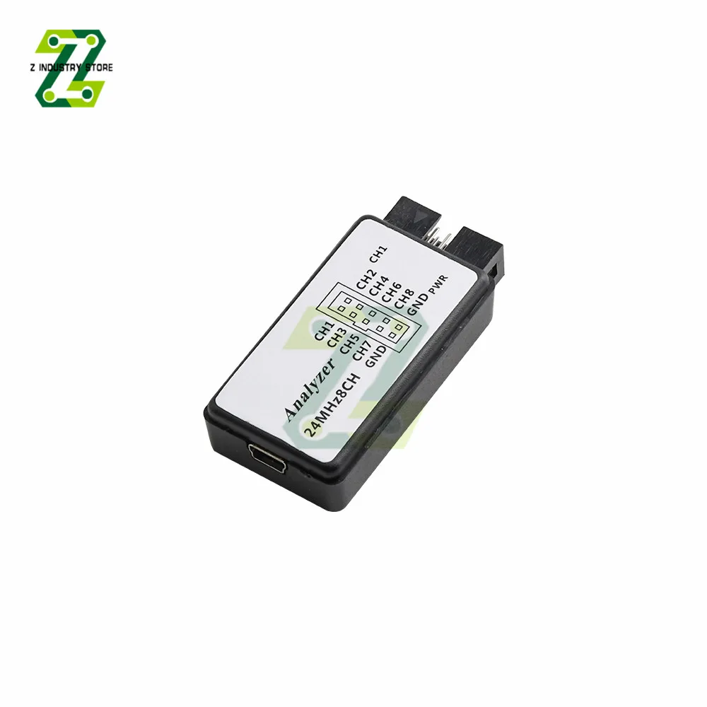 Portable USB Logic Analyzer 24M 8CH Channels Debug Data Upload Measuring Tool 4