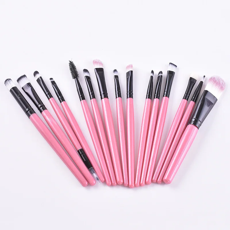 

15Pcs Makeup Brushes Set Eye Shadow Foundation Powder Eyeliner Eyelash Lip Make Up Brush Cosmetic Beauty Tool Kit Hot