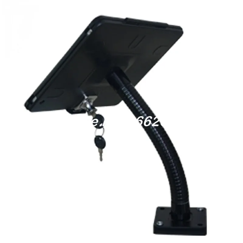 

custom tablet stand gooseneck adjustable for ipad 9.7 with locks for ipad Air1 2 Pro anti-theft bracket lock display