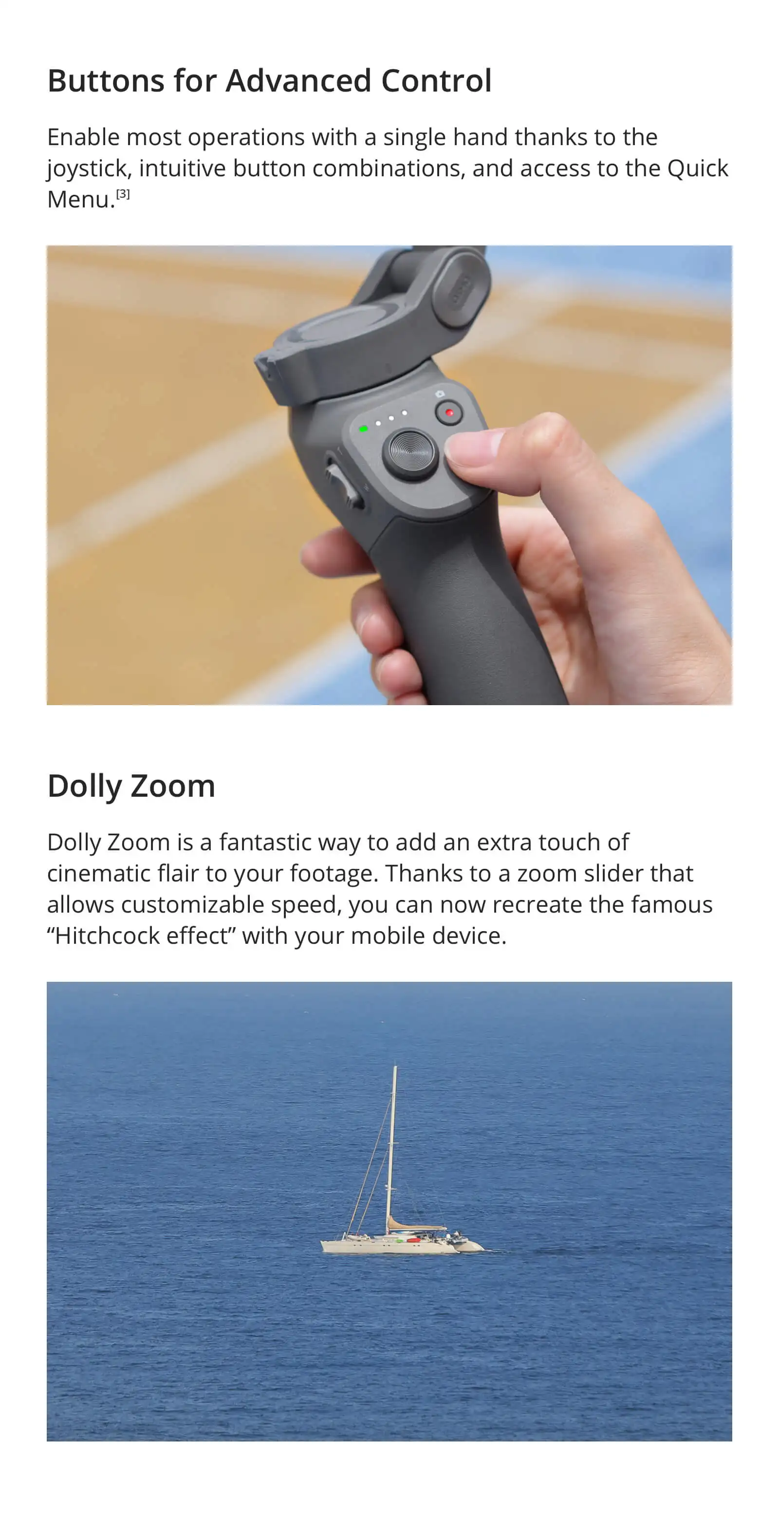 Новое поступление складной DJI Osmo Mobile 3 стабилизатор 3-осевой портативный монопод с шарнирным замком для смартфон GoPro Камера телефоны iPhone Xs-8