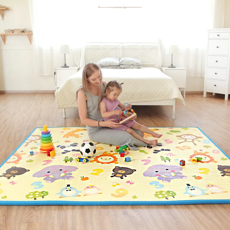 Baby Crawling PlayMat Children Puzzle Carpet Double sided Pattern
