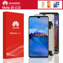 100% Getest 6.53 ''Originele Display Met Frame Voor Huawei Mate 20 Lcd Touch Screen Digitizer Vergadering Mate20 HMA-l29 HMA-l09 lcd