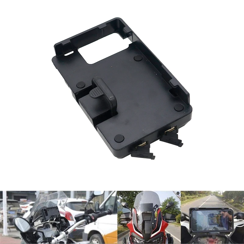 For BMW R1200GS r1200 GS handheld gps navigator usb charger motorcycle Phone Navigation holder Africa Twin CRF1000L ADV 800GS (16)