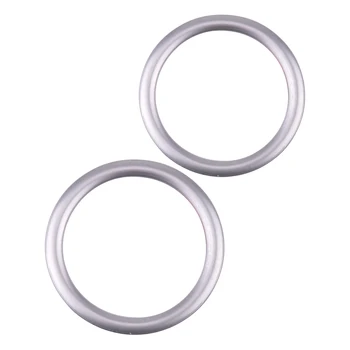 

Silver Door Speaker Cover Ring Trim Fit for Land Rover Freelander 2 2007-2010 2011 2012 2013 2014 2015 2016